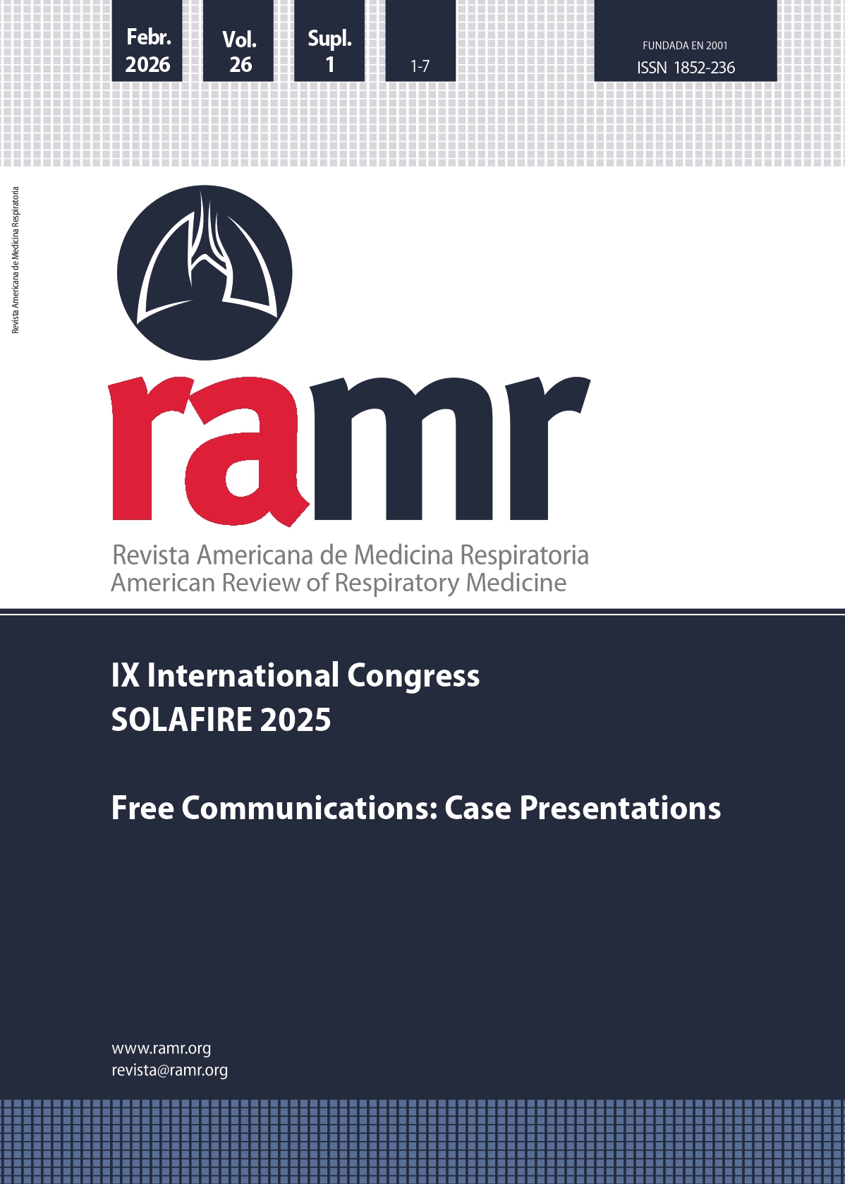 					View X International Congress SOLAFIRE 2025 Free Communications: Case Presentations
				